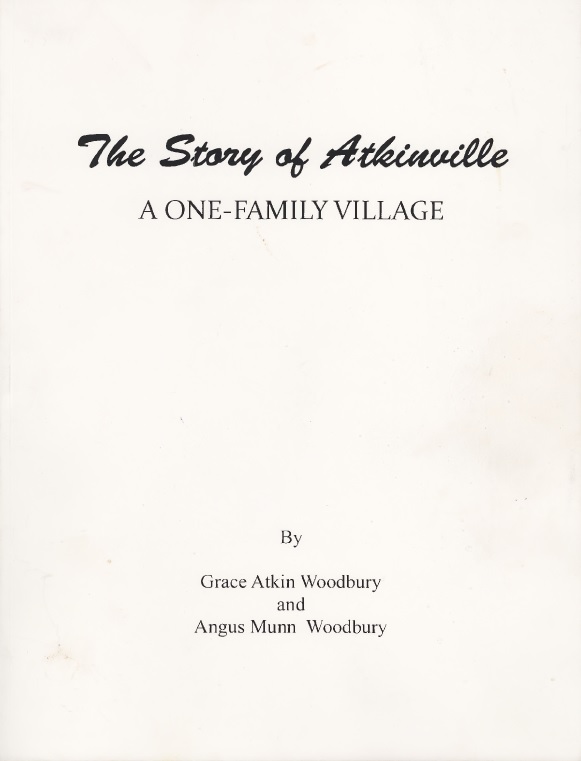 Book: The Story of Atkinville: A One-Family Village