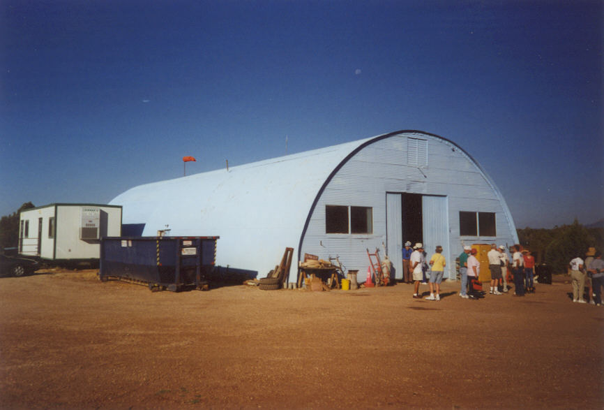 WCHS-00141 Quontset hut main building at the Hurricane Mesa Test Facility