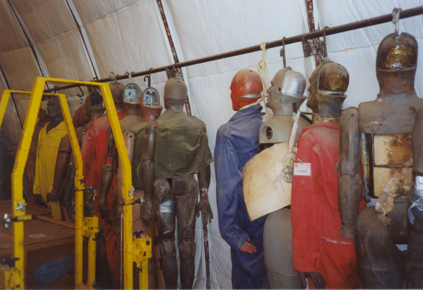WCHS-00142 Test dummies in the main building at the Hurricane Mesa Test Facility