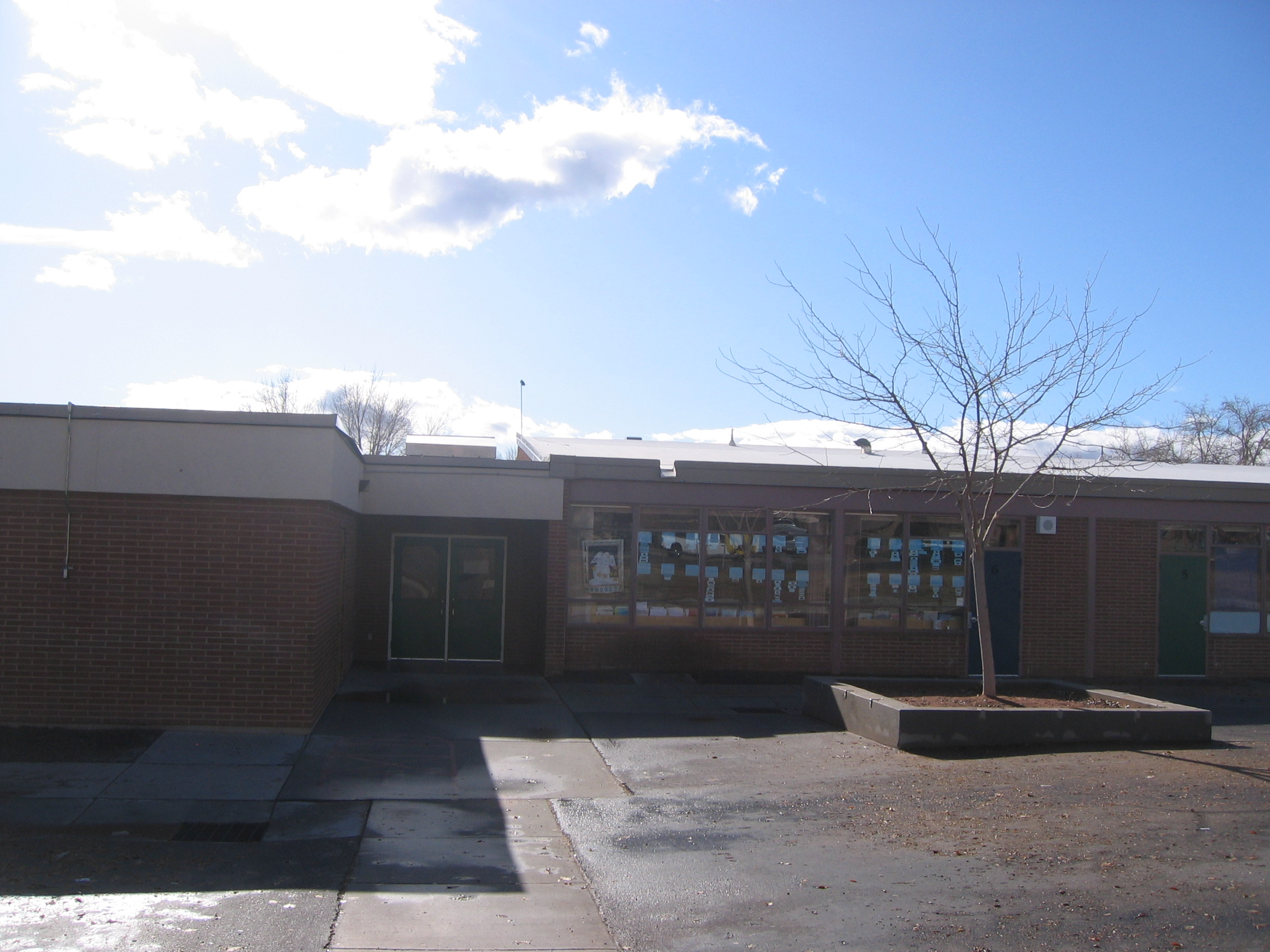 North entrance at East Elementary School