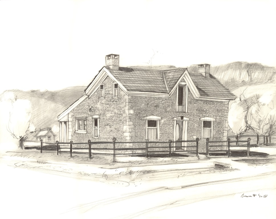 Sketch of the Thomas Forsyth Home