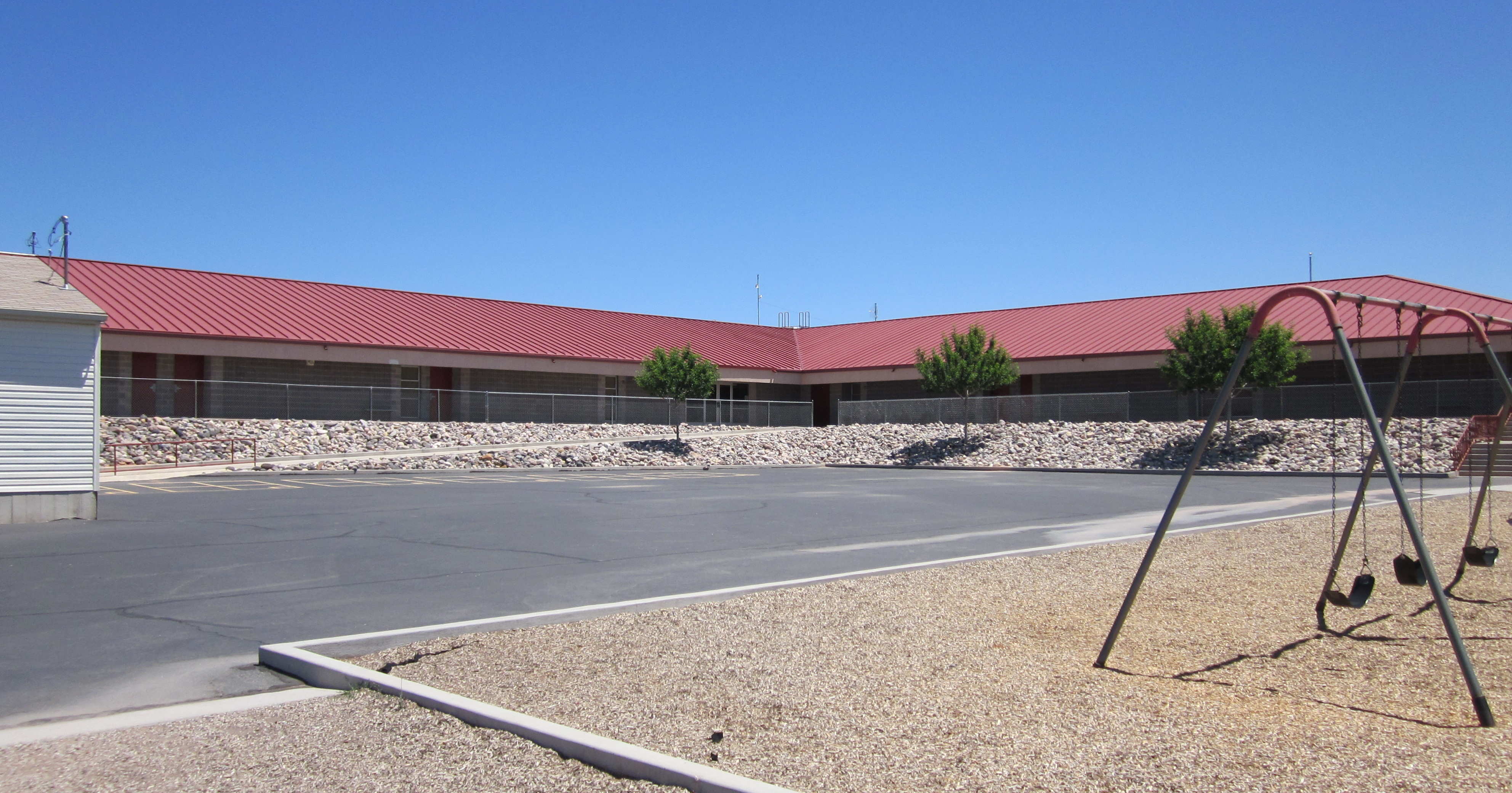 Southwest corner of Sunset Elementary School