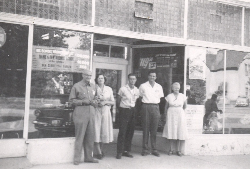 Staff in front of the Arrowhead Department Store