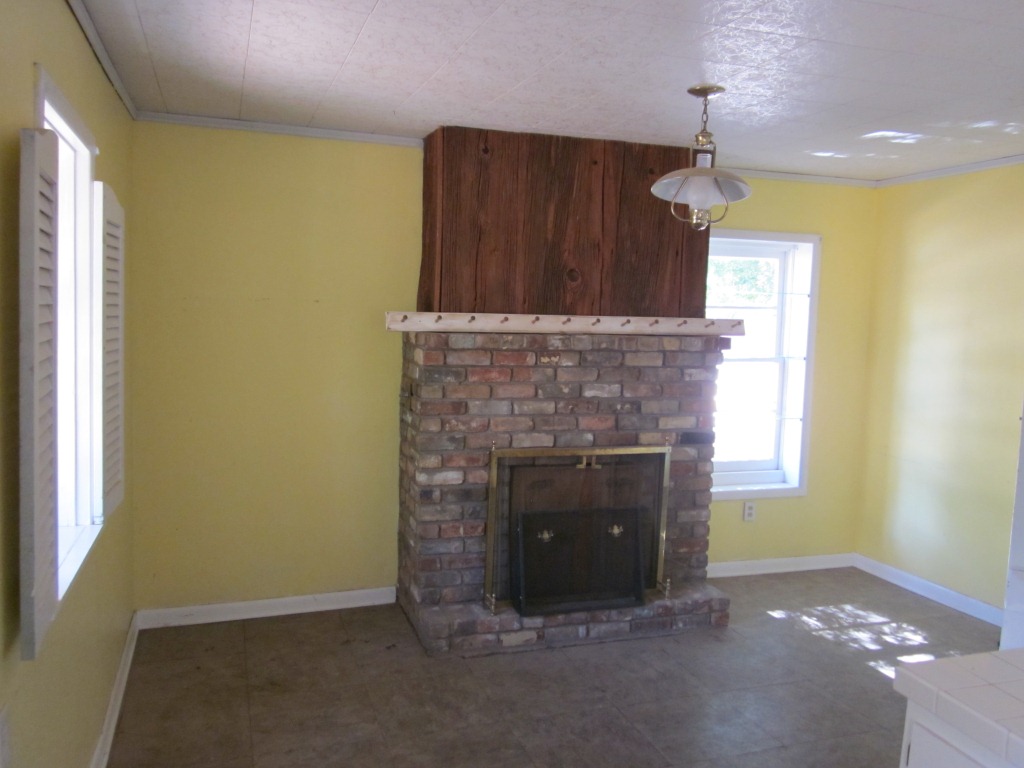 WCHS-01141 A fireplace in the John Stucki home