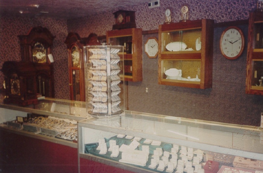Inside the store in 1960