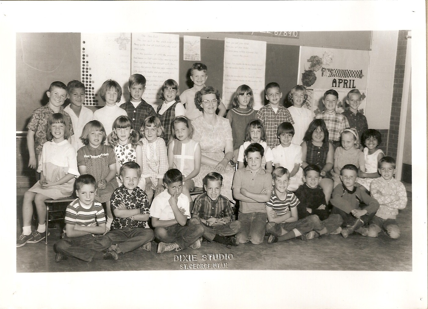 Mrs. Hughes's 1966-1967 third grade class