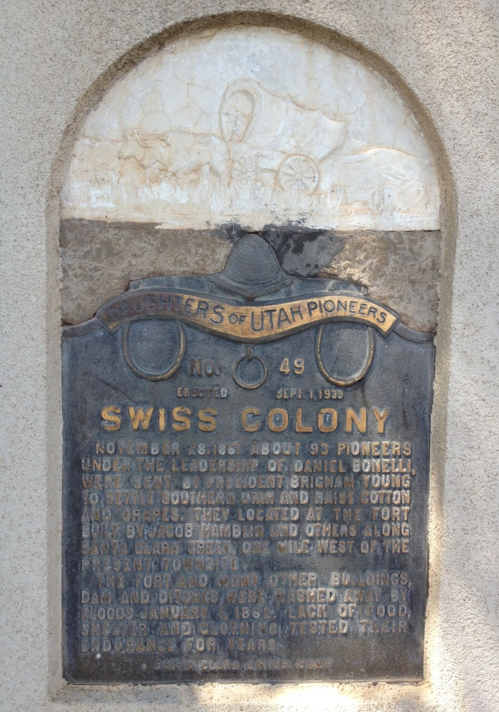 Swiss Colony DUP plaque No. 49)