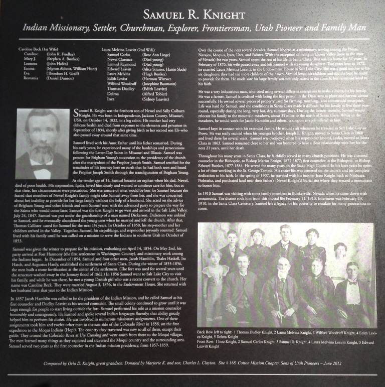 Samuel R. Knight plaque