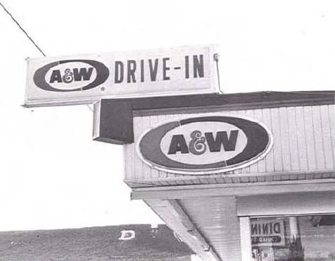 Signs at the A&W drive-in on 100 North in St George