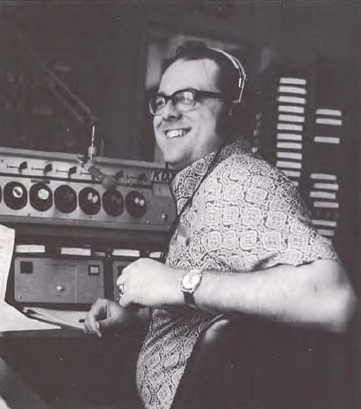 Operator at the controls of Radio Station KDXU