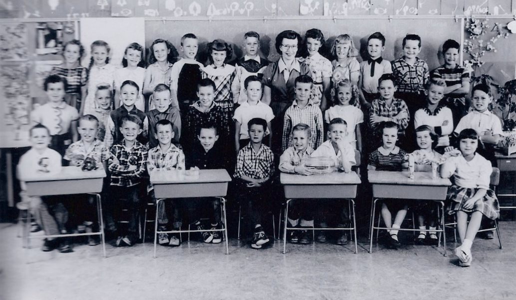 Mrs. Picklesimer's 1955-1956 ??? grade class at East Elementary School