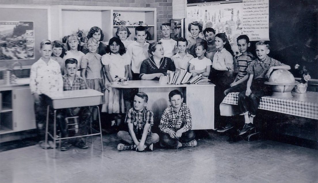 Mrs. Virginia Boyack's 1955-1956 fourth grade class at East Elementary School