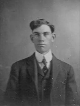An unidentified young man