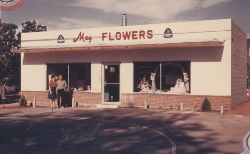 WCHS-02505   The May Flowers shop after opening