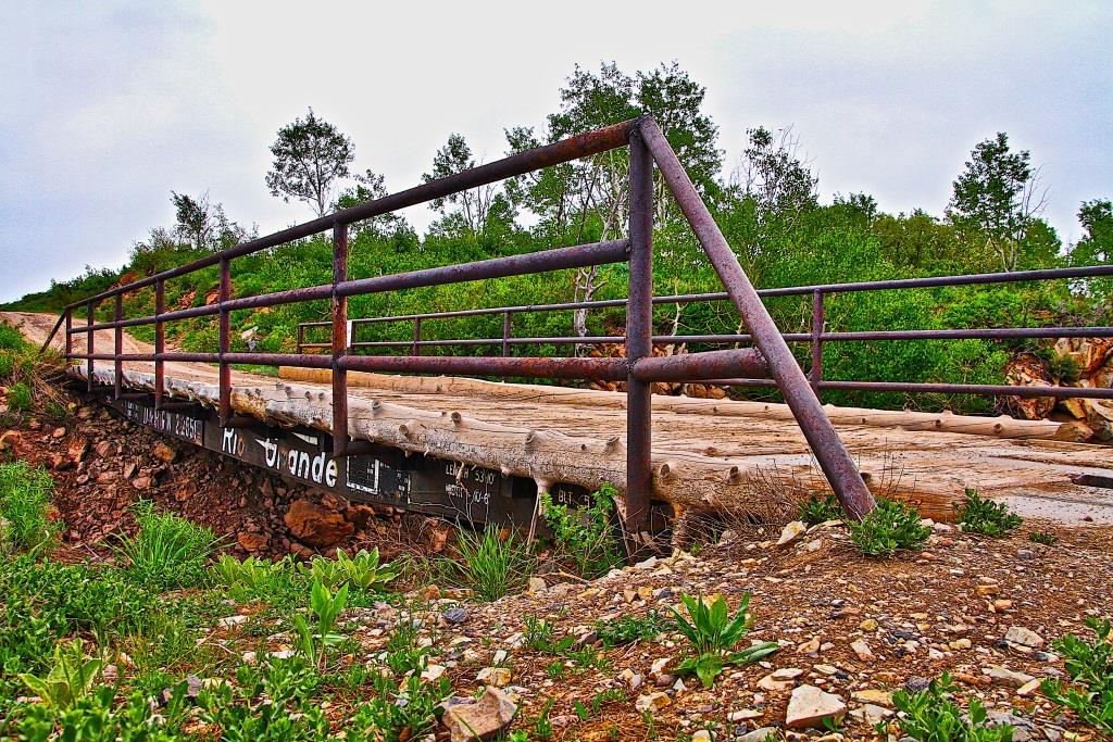 Kolob Reservoir Flatcar Bridge