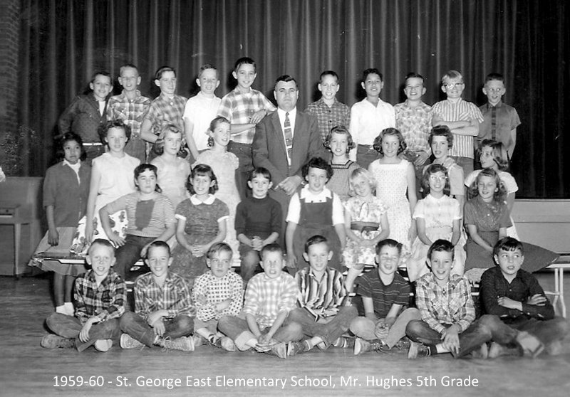 Mr. Owen Hughes' 1959-1960 fifth grade class at East Elementary School