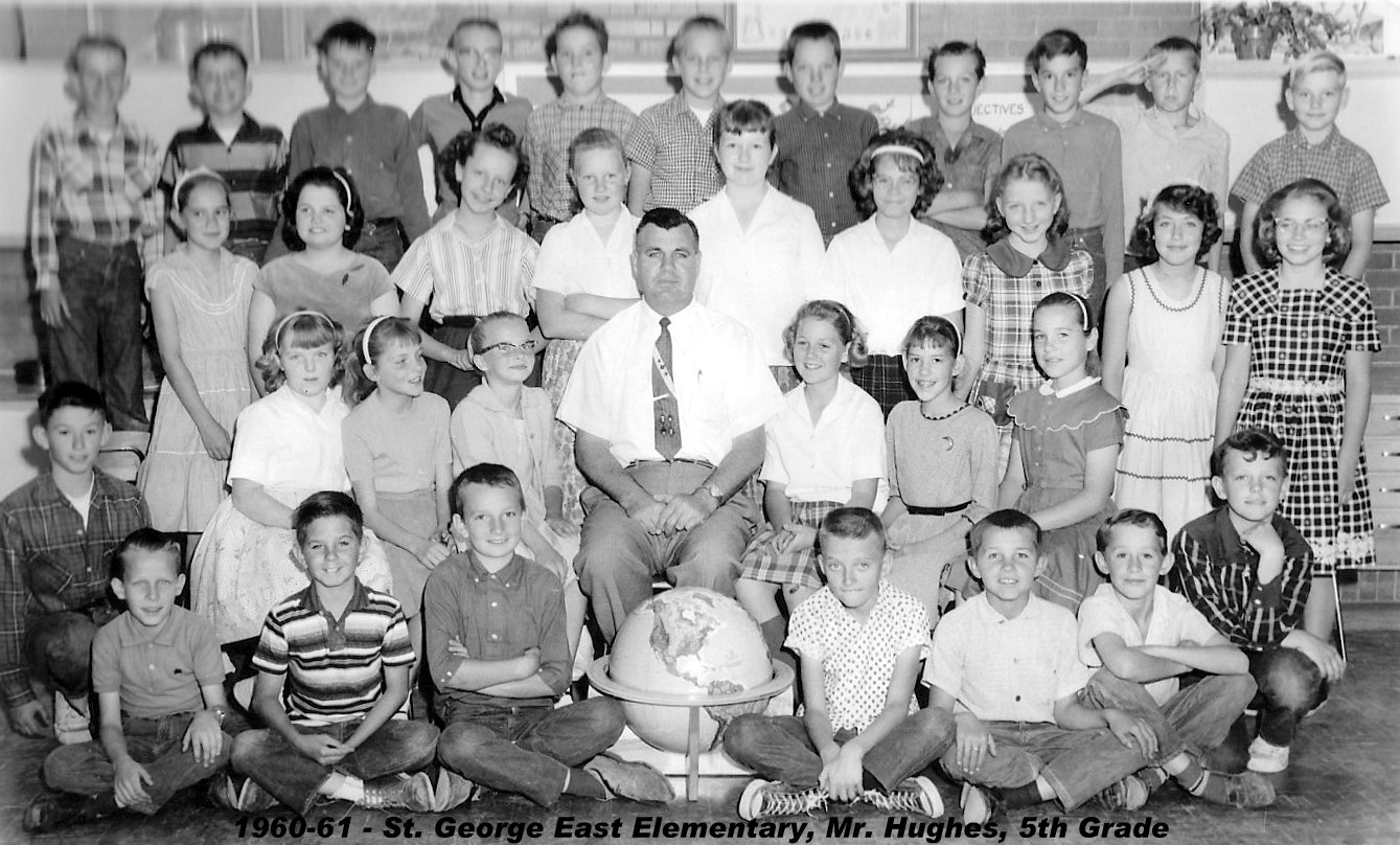 Mr. Owen Hughes' 1960-1961 fifth grade class at East Elementary School