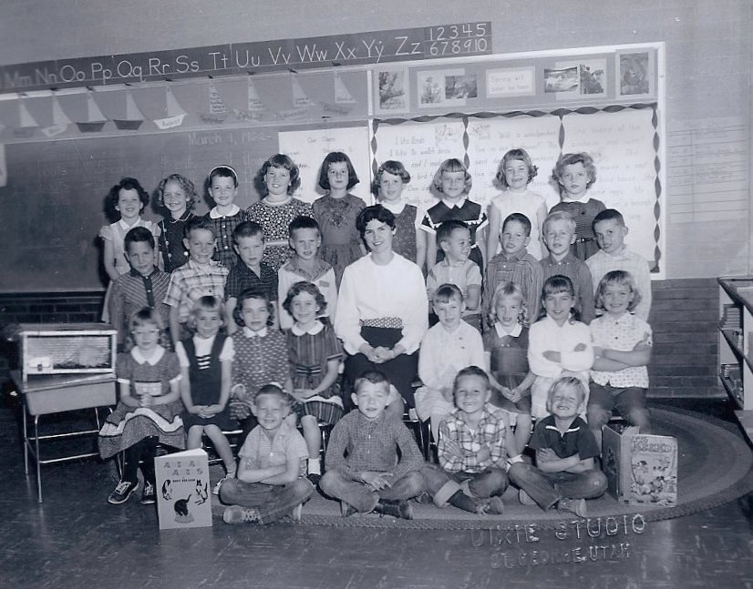 Mrs. Sarah Ann Olson's 1961-1962 first grade class at East Elementary School