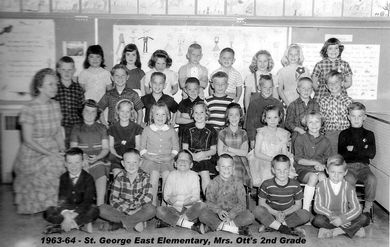 Mrs. Virgina S. Ott's 1963-1964 second grade class at East Elementary School