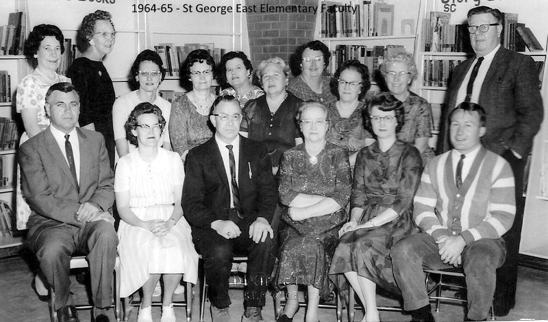 1964-1965 faculty at East Elementary School
