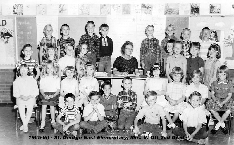 Mrs. Virginia S. Ott's 1965-1966 second grade class at East Elementary School