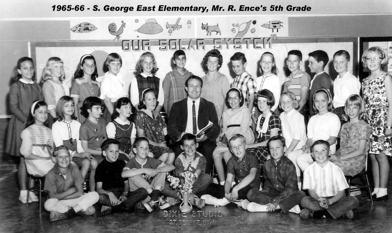 Mr. Randy J. Ence's 1965-1966 fifth grade class at East Elementary School