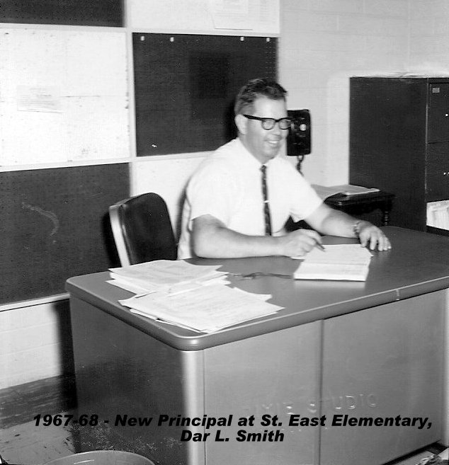 Dar L. Smith, the new principal at East Elementary School 1967-1968