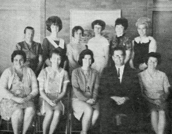 The new (1967-1968) PTA officers at East Elementary School