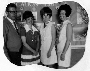 The 1969-1970 and 1970-1971 PTA officers at East Elementary School