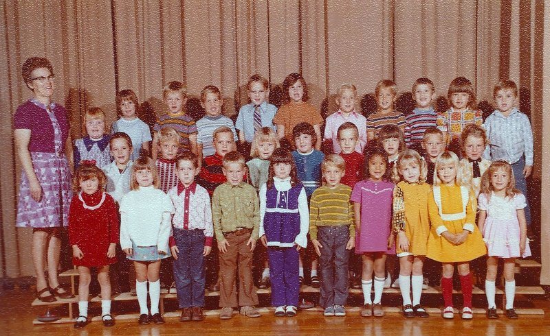 Mrs. Merlene Schmutz' 1972-1973 AM kindergarten class at East Elementary School