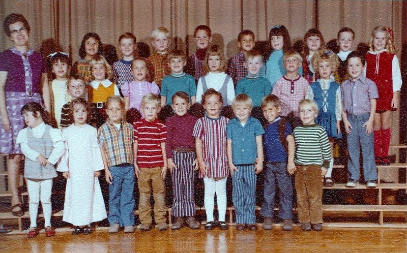 Mrs. Merlene Schmutz' 1972-1973 PM kindergarten class at East Elementary School