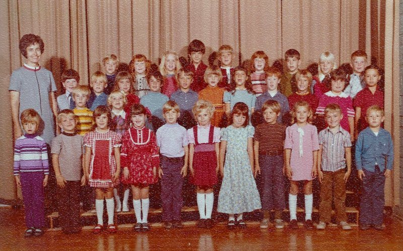 Miss Merla Nelson's 1972-1973 first grade class at East Elementary School