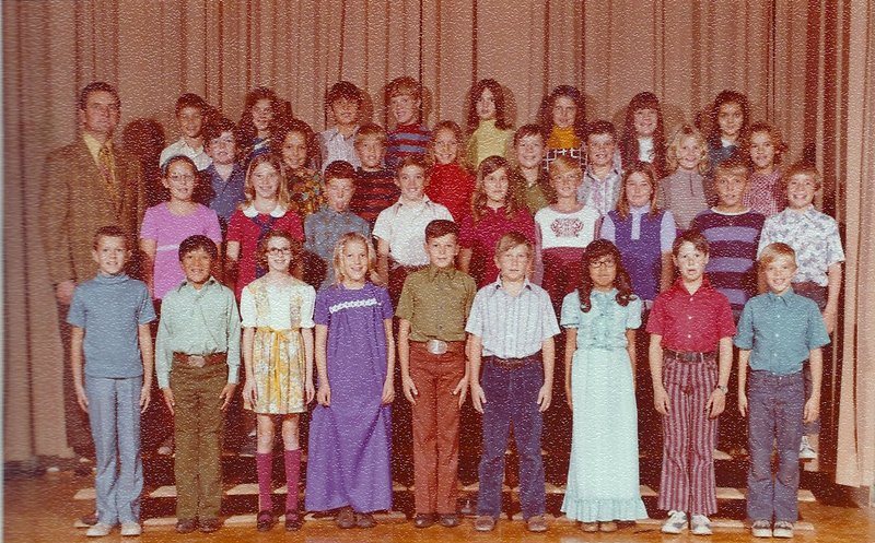 Mr. Verden Hannig's 1972-1973 fifth grade class at East Elementary School