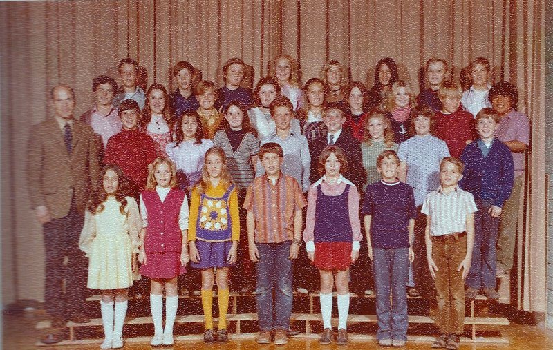 Mr. David Davies' 1972-1973 sixth grade class at East Elementary School