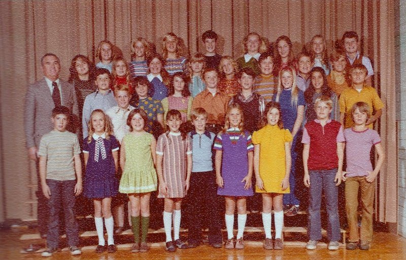 Mr. Howard Starr's 1972-1973 sixth grade class at East Elementary School