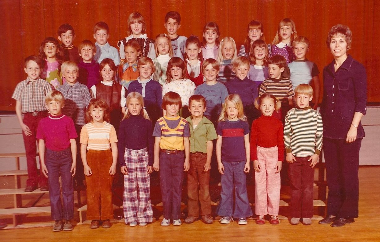 Mrs. Ila Dene Malstrom's 1973-1974 second grade class at East Elementary School