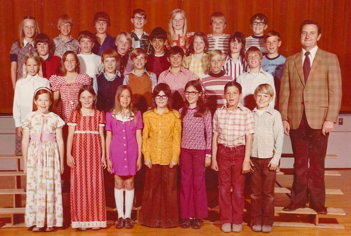Mr. Verden Hannig's 1973-1974 fifth grade class at East Elementary School