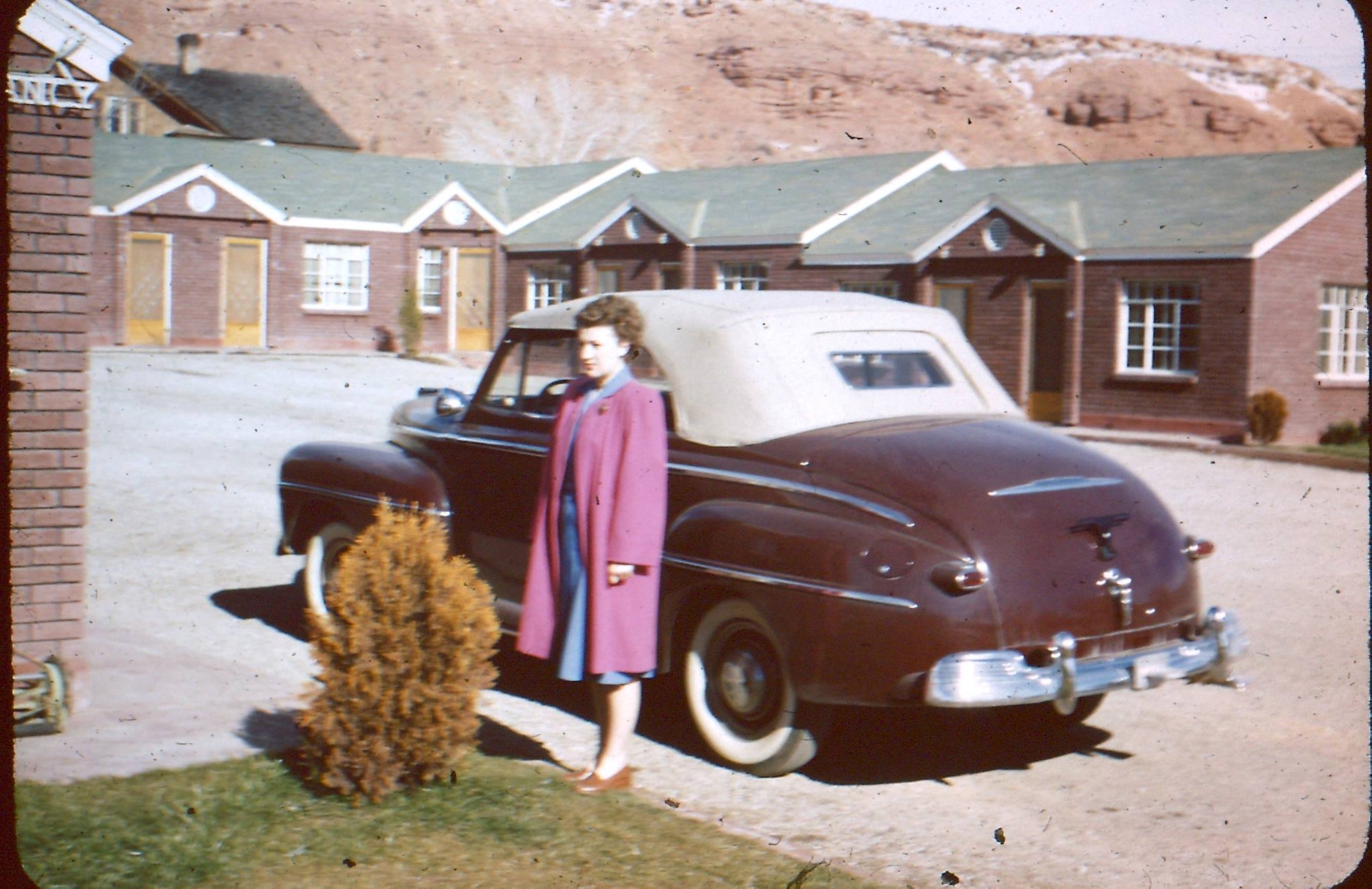 Shirley Hail at the Hail's Motel in St. George