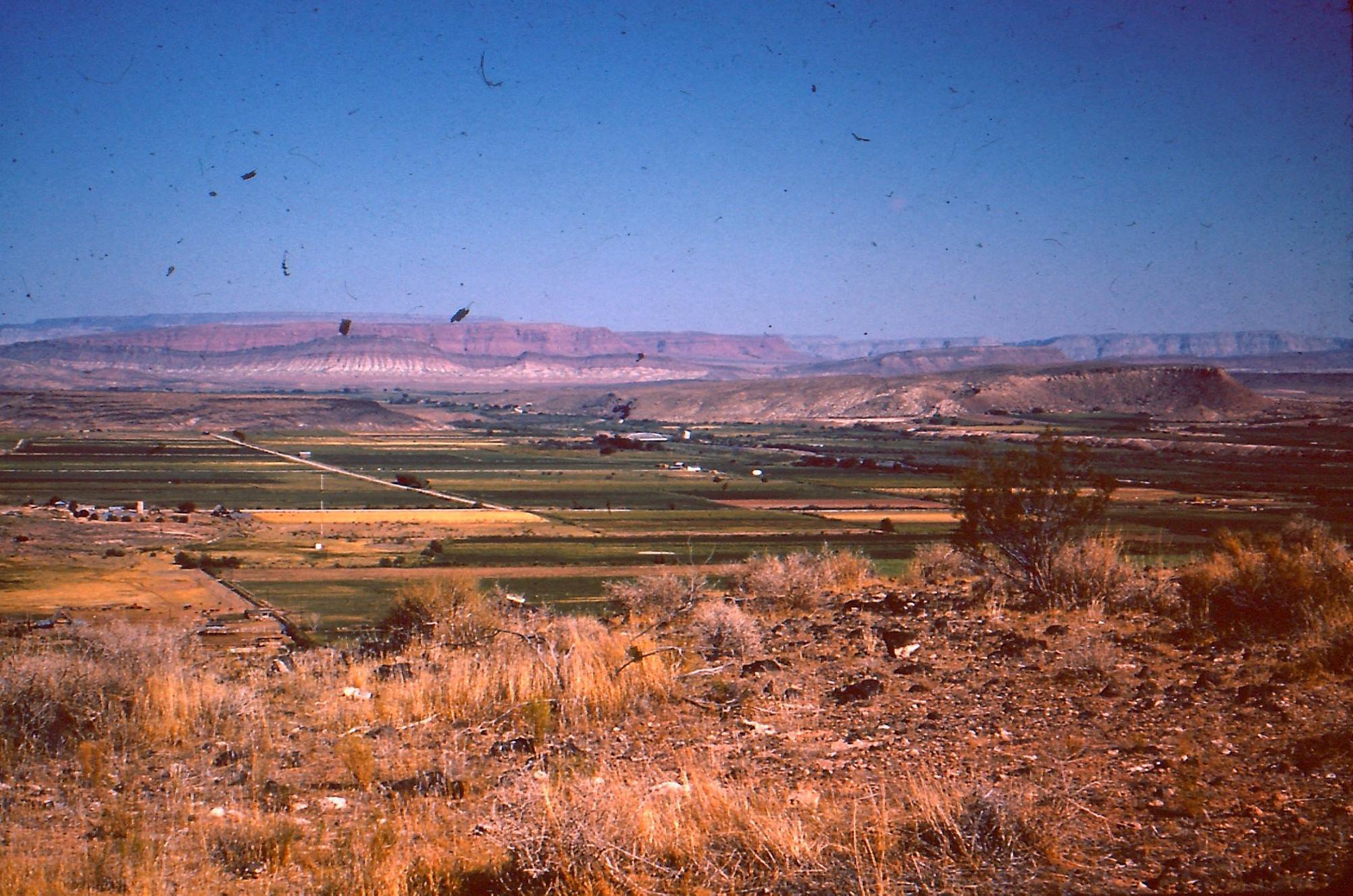St. George in the 1960s seen from the airport on the Black Hill