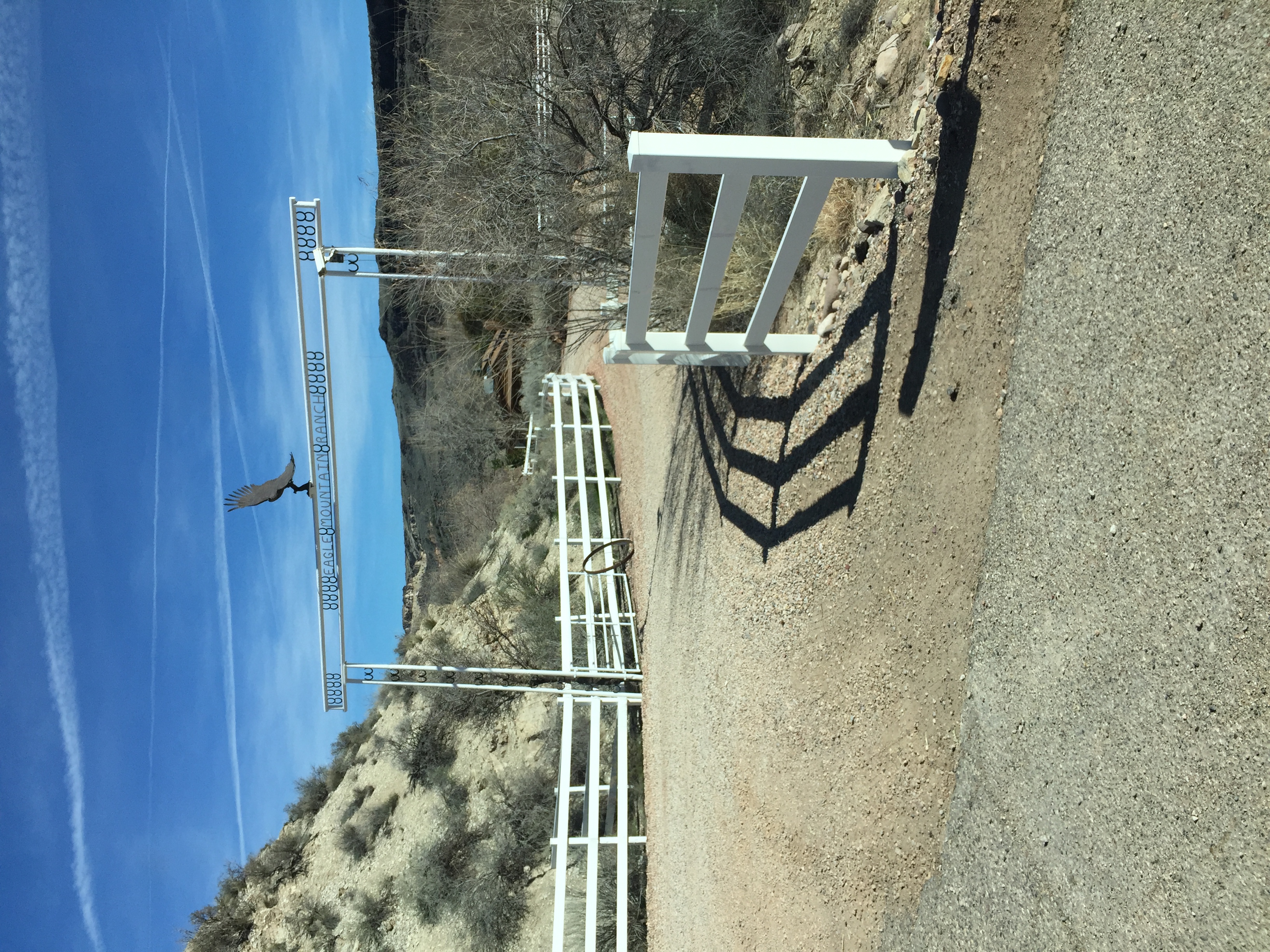 Entrance to the Eagle Mountain Ranch