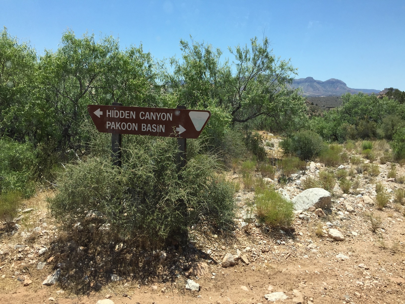 A sign at the junction of Nutter Twists Road and the Jump Canyon road on the Arizona Strip