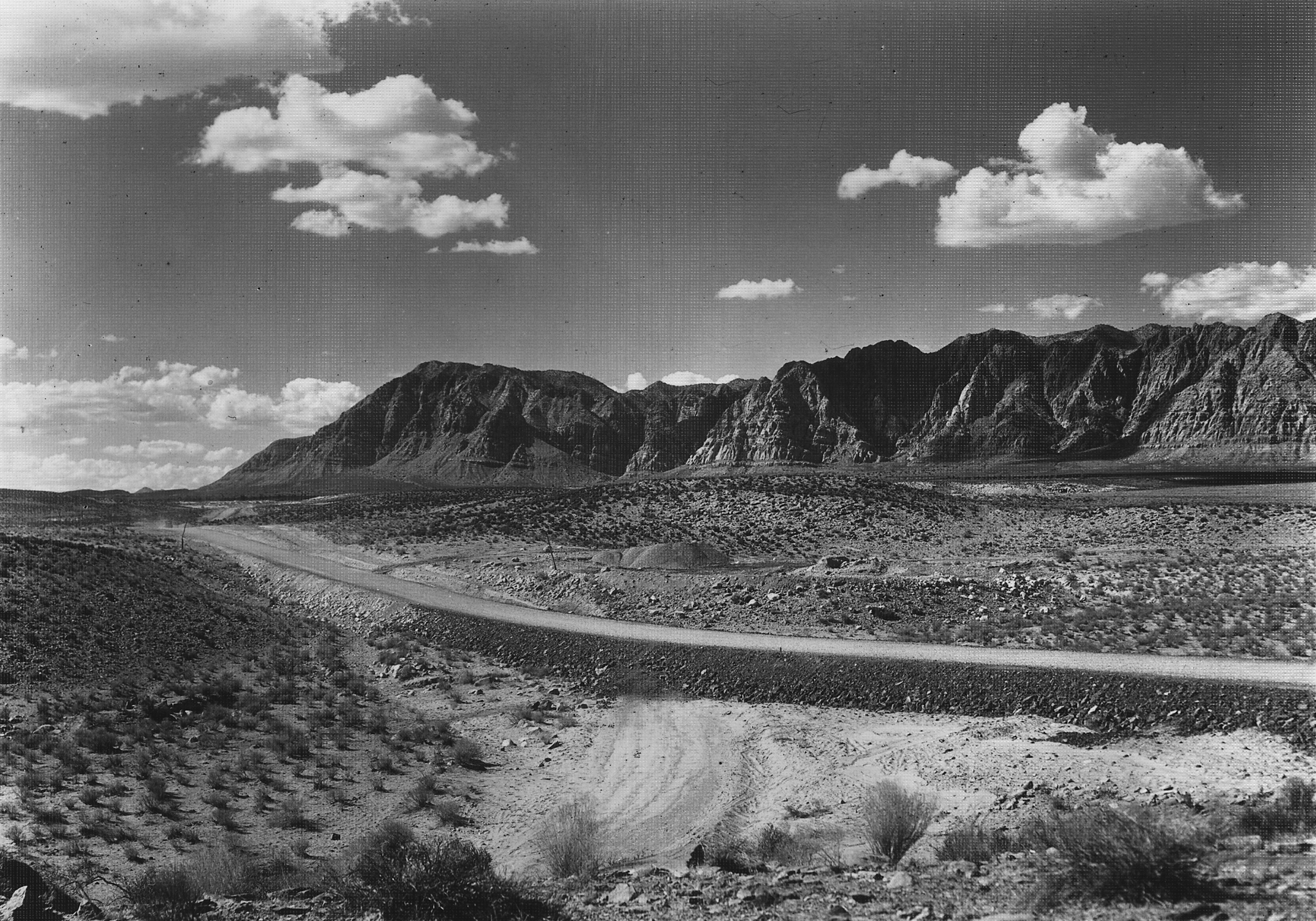 Highway 91 about 5 miles west of Santa Clara in 1929