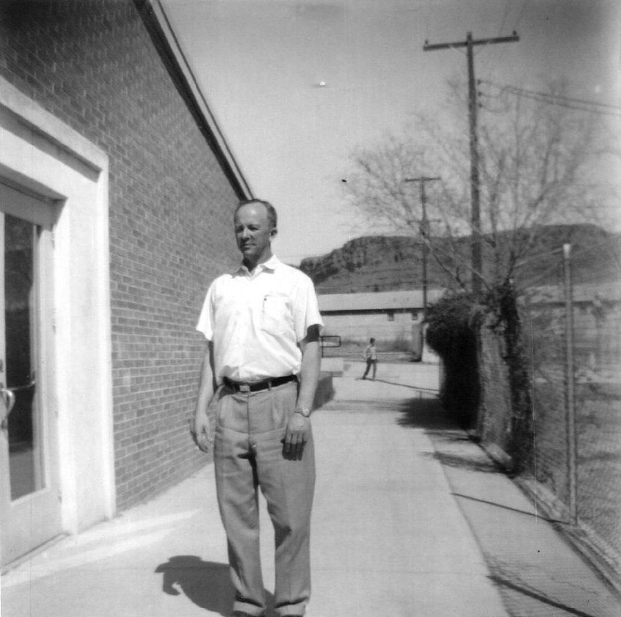 Mr. Rodney C. Burgess at West Elementary School in 1964