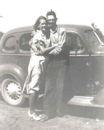 Sylva Prince and Dean H. Hall when they were courting