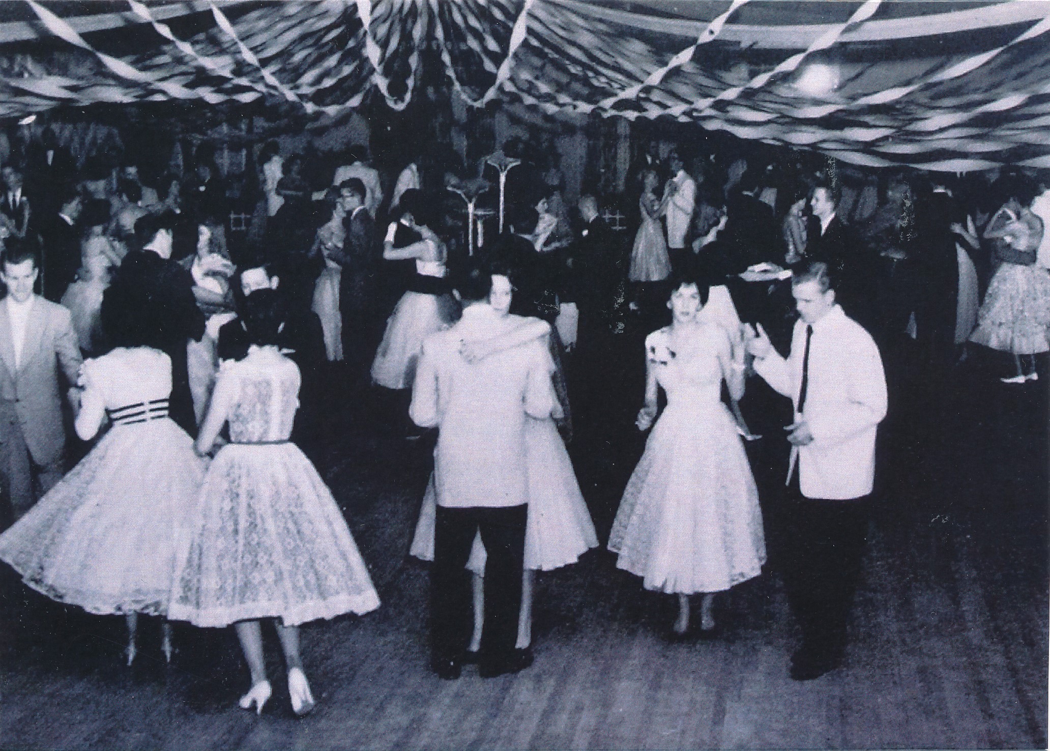 A dance in the Dixie Academy Building Auditorium
