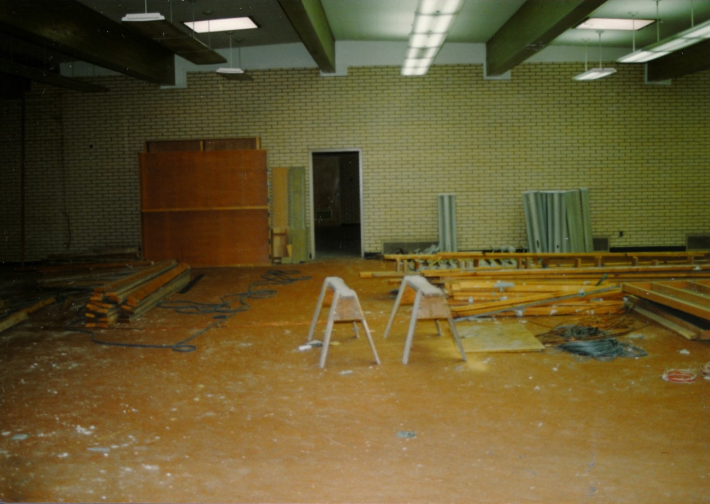 Remodeling work at Dixie High School