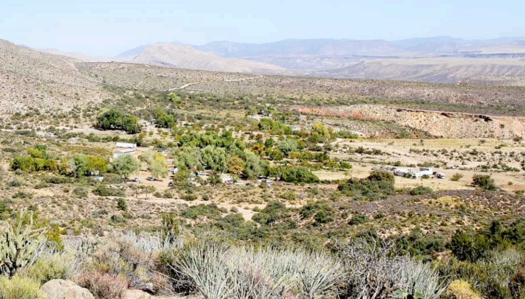 Aravada Springs property and surrounding area