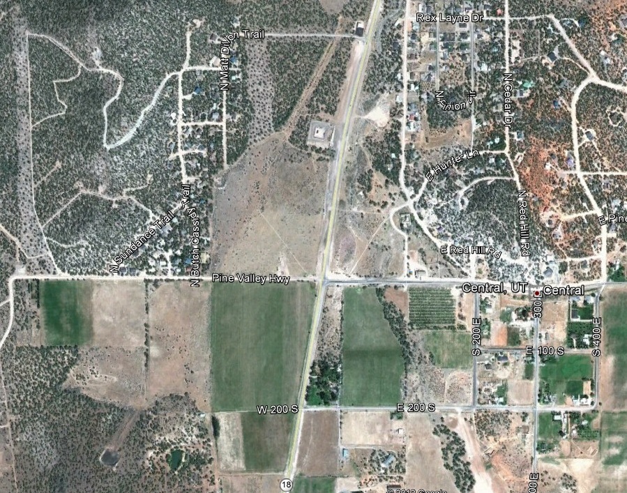 Modern location of the Dixie Deer Airport
