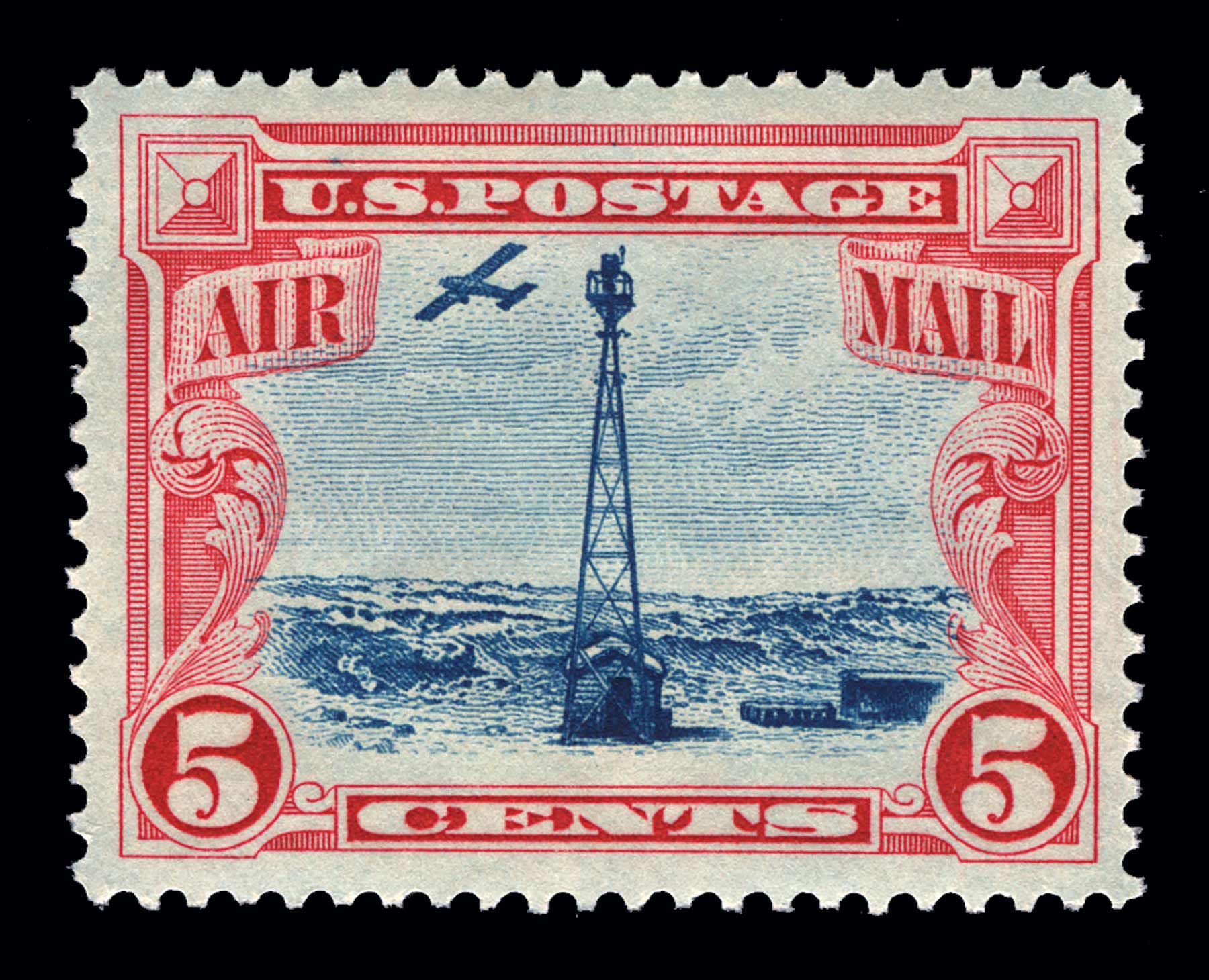 5 cent airmail stamp