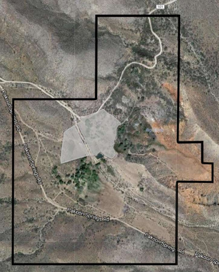 Aravada Springs boundaries